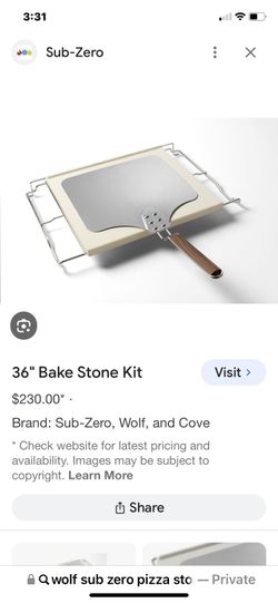 Wolf Subzero Pizza Stone 