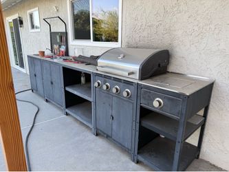 Ikea barbecue and cabinets