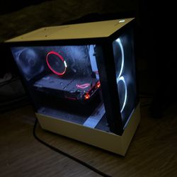 white gaming pc