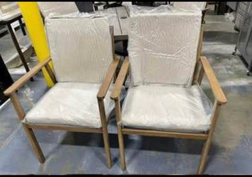 New Assembled Set of 4 Outdoor Patio Dining Outdoor Aluminum Patio Chairs