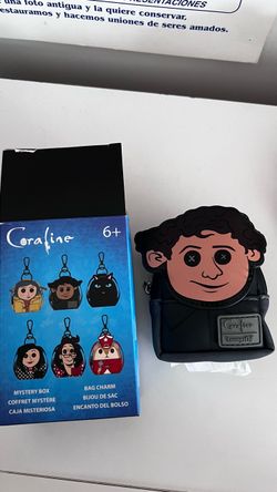 Coraline keychain mini backpack