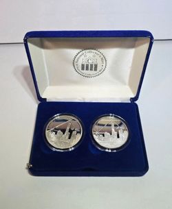 2004 World Trade Center/Freedom Tower Silver Clad $1 Coins NCM 9/11 Memorial