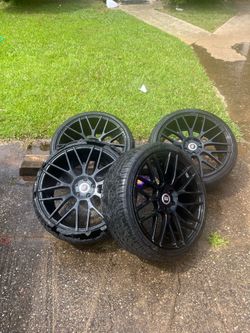 20” black chrome rims