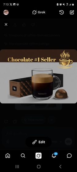 Nespresso Vertuo Chocolate,30 Ct