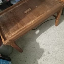 Small Wooden Coffee Table 