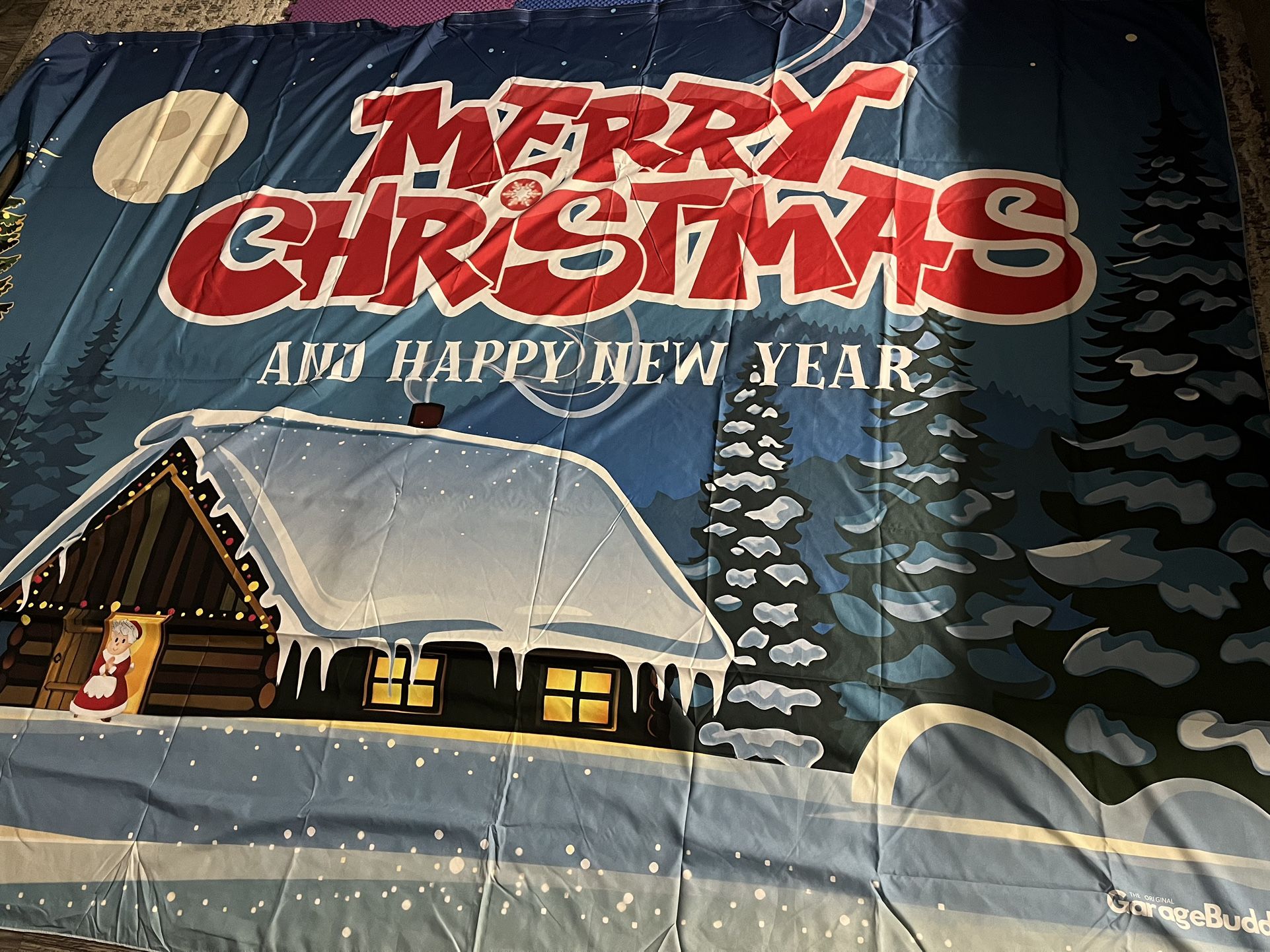 GarageBuddy Merry Christmas And Happy New Year (16ft X 7ft)
