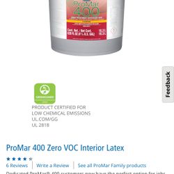 5 Gallons White Paint Flat, $50