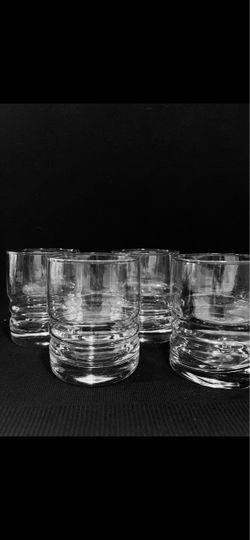 Bormioli Rocco Metropolitan Double-Old-Fashioned Set of 4 Glasses 4” Tall