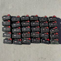 Milwaukee m18 batteries good condition, you can pickup as much as you want $45 each