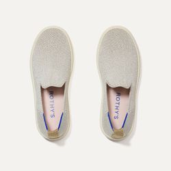 NEW Marca Rothy's The Kids Sneaker - Girls Color: Diamond Twill Size 1 Big Kids