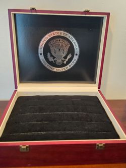 United States 999 Fine Silver Bars CASE ONLY to hold Collection Full Silver Bars