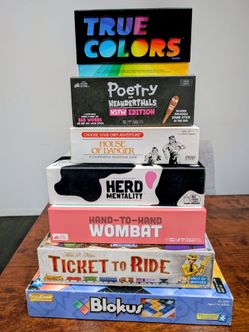 Assorted Board Games lot - $45