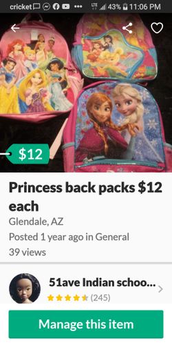 $12. Each backpacks