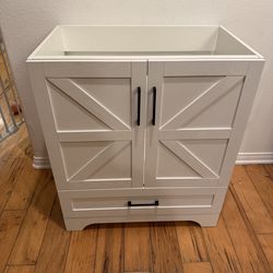 Bathroom vanity for 30 “ to 31” top 18 inch wide