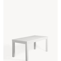 Brand New White Parsons White Desk