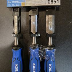 Kolbalt wood chisel set