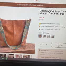 SALE!!  Graces Vintage Leather Bag