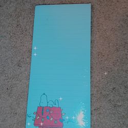 Snoopy Note Pad