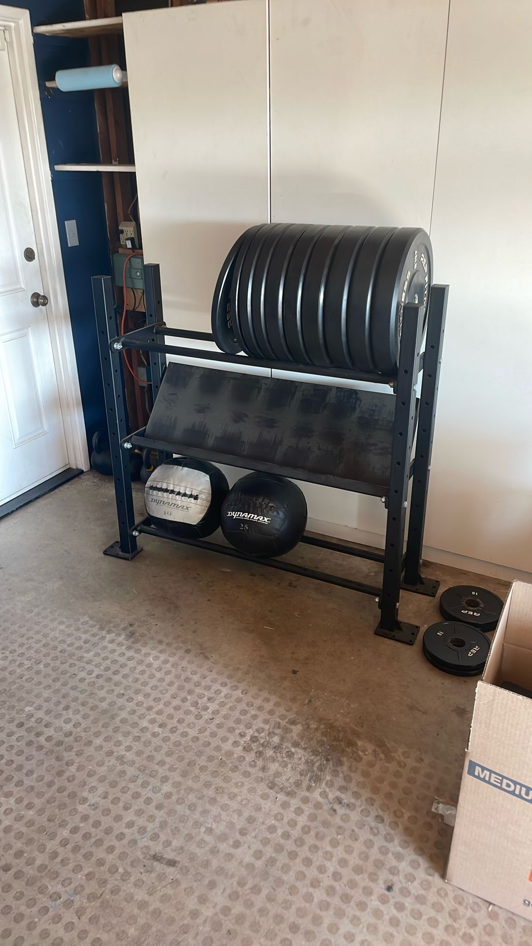 Bumper Plate and Dumbbell storage Rack