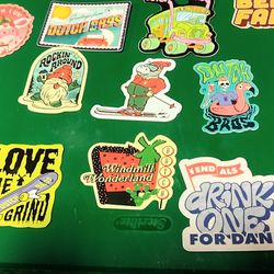 Dutch Brothers Stickers From The Last Year