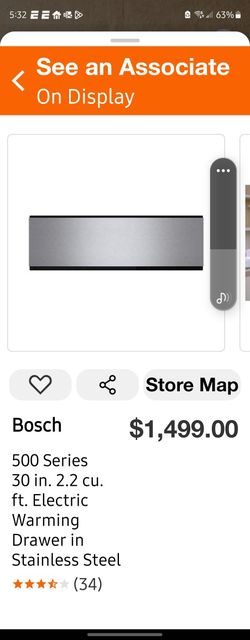 Bosch Warming Drawer