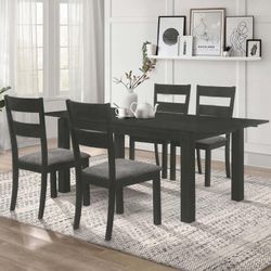 5 Pc Dinning Set. Table With 4 Chairs On Sale Now