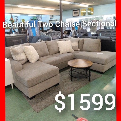 🤓 Two Chaise Sectional
