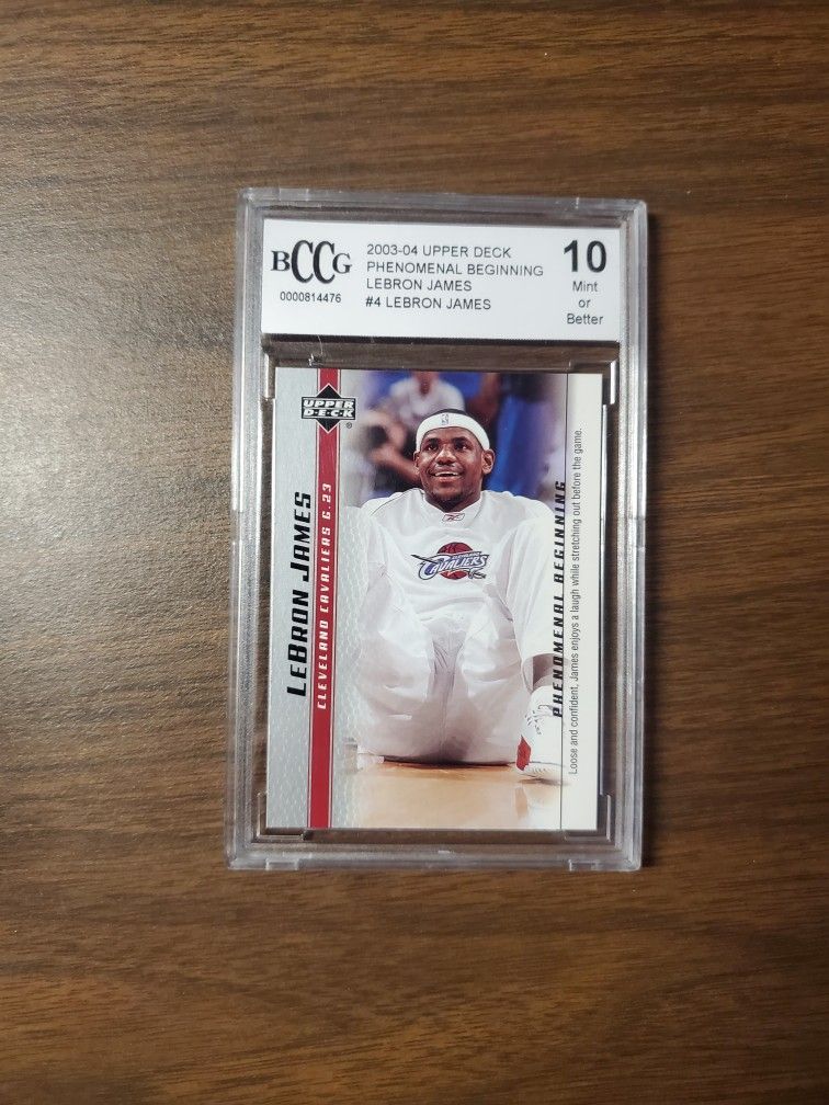 Lebron James Upper Deck Rookie Card BCCG10