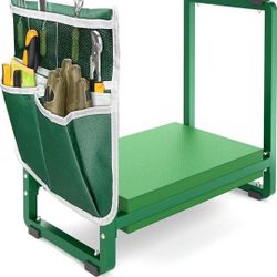 10.2" Wider Garden Kneeler and Seat, Heavy Duty Thick Gardening Bench for Kneeling and Seat - Garden Kneelers for Seniors, Gardening Stools fo