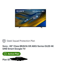 Sony 65” Bravia  XR A80J OLED 4k IMAX Calibrated