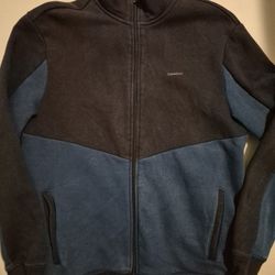 Men's Calvin Klein Zip Up Sweater Size Medium