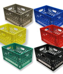 📦🧃 New Milk Crates – Perfect for Storage, Art Supplies & Vinyl Records – $4 Each 🧃📦