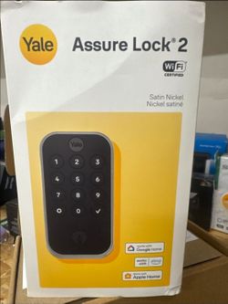 Brand New Yale Assure Lock 2 Wi-Fi Smart Lock w/ Keypad – Satin Nickel – YRD410WF1 – Keyless Entry 🔐