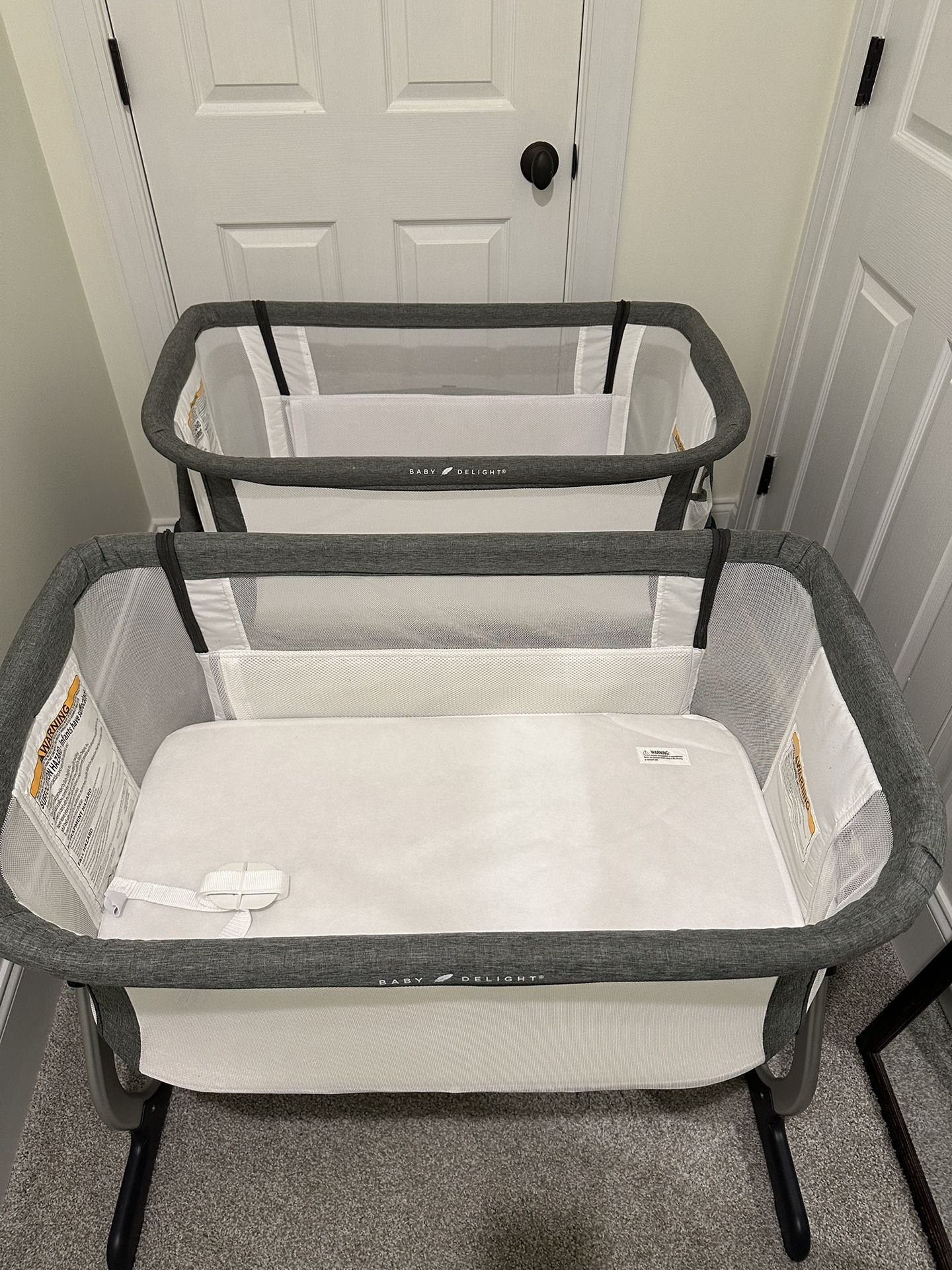 Two Baby Delight Bassinets