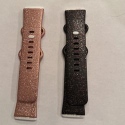 2 Women’s SMALL Silicone Fitbit Versa 3 / Sense Watchbands