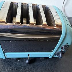 Dualit 4 Slice Toaster/Bagel Model DVMHA England Blue 3 slots work