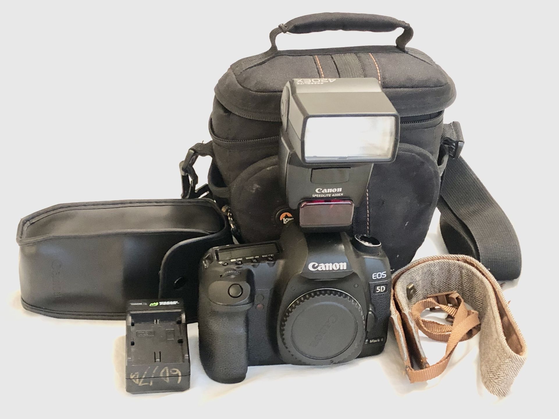 Canon 5D Mark II BODY w/420EX Canon Flash