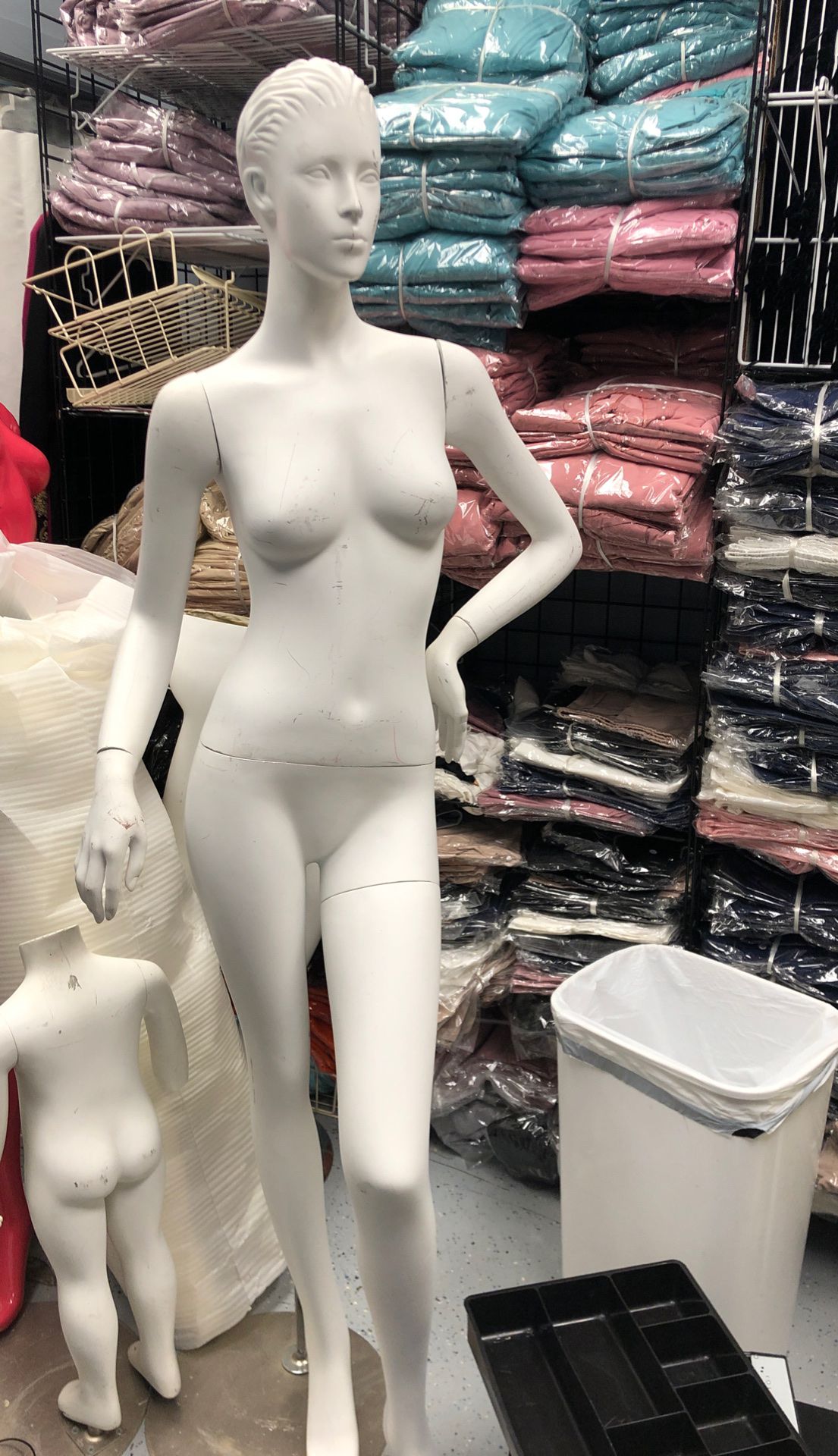 Full female mannequin with stand