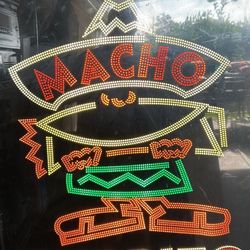 Macho Burrito Sign 
