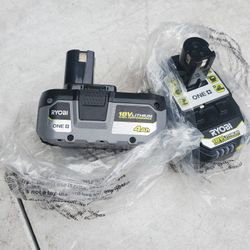 Selling Each 75.00 Brand New Ryobi One Plus 18V Lithium-Ion High Performance 4Ah Batteries Please Read Full Description 