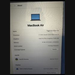 Apple 8gb MacBook Air Original Price Over $1,500