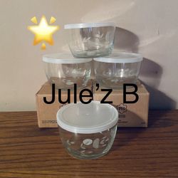 Princesss House. Set De 4 Recipientes Con Tapa Plástica Nuevos En Sus Cajas 
