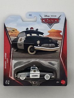 Mattel Disney Pixar Cars Sheriff Police Car 1:55 Diecast New Sealed on Card