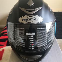 REEVU MSX1 rear view helmet Large