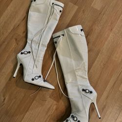 Faux Leather Boots 