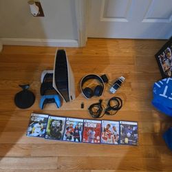 Sony PlayStation 5 Disc Edition New PS5 Working Console, Controller, Headset 