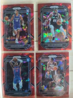 Red Ice Prizm Basketball Cards 22-23