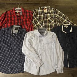 Boys Size 14/16 Button Up Shirts