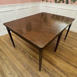 Antique 1930s Solid Wood Dining Table with Extensions – $888 (Houston, TX)