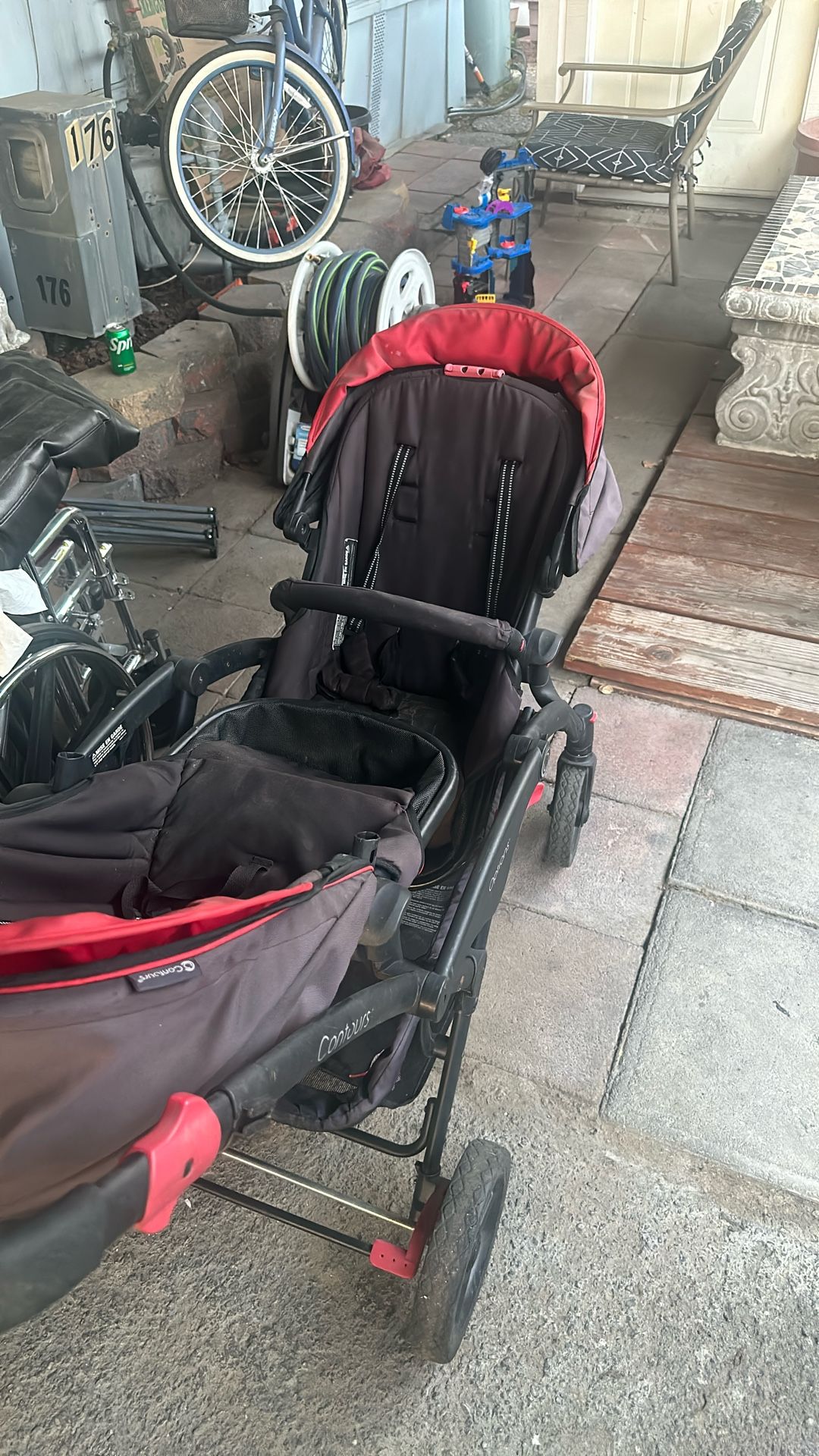 Contour Double Stroller.